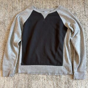 Champion Gray and Black Pullover Grey Sweatshirt